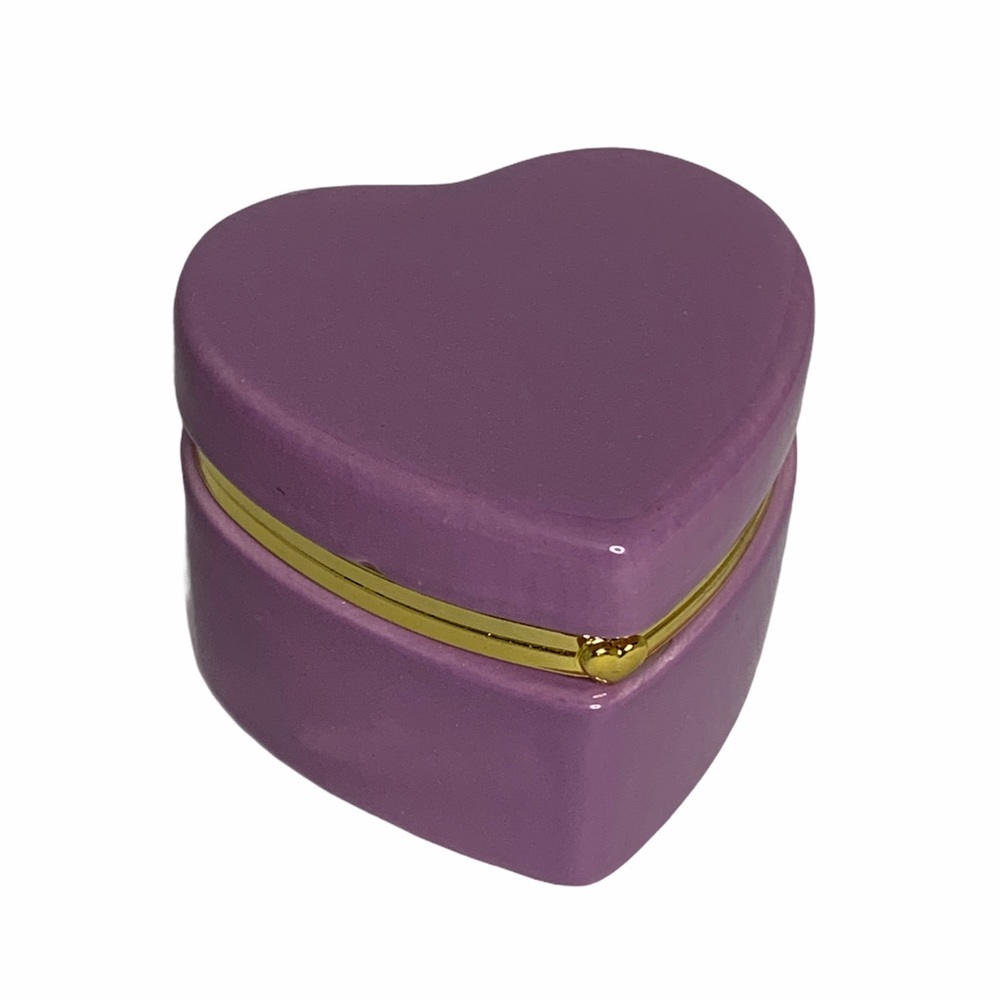 Heart shaped trinket box